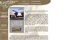 Desktop Screenshot of casablancafanrepair.com